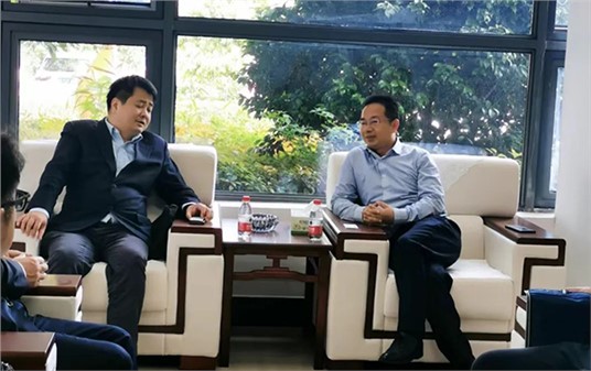 中國(guó)建設(shè)銀行長(zhǎng)沙分行一行到公司拜訪(fǎng)交流
